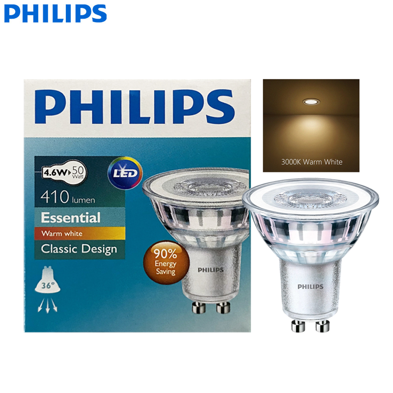 Philips Bulb Led Classic - Philips LED GU10 PAR16 Essential Lamp