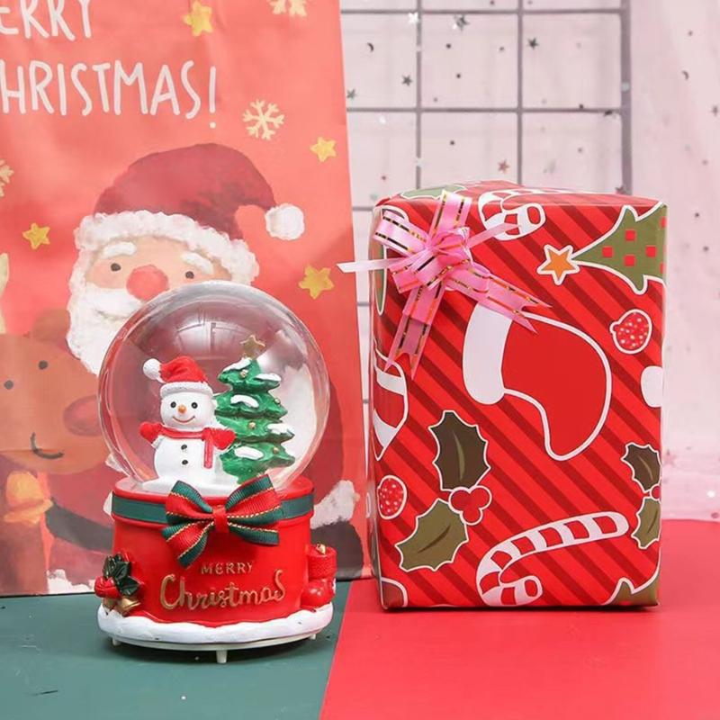 Decor Timeless Lighting - Snowman Crystal Ball Holiday Decoration With