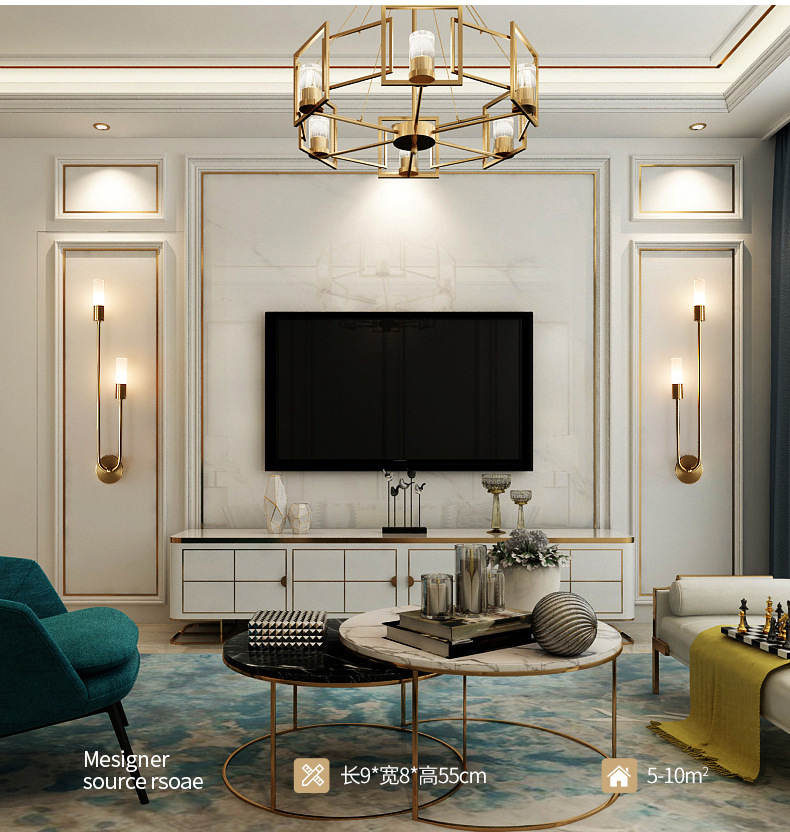 Retro Background Living Room A - Up Lighting Decor review and price