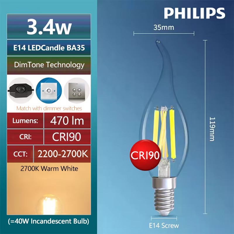 Philips LED ST64 E27 Decorativ - Philips Bulb Led Classic review and price