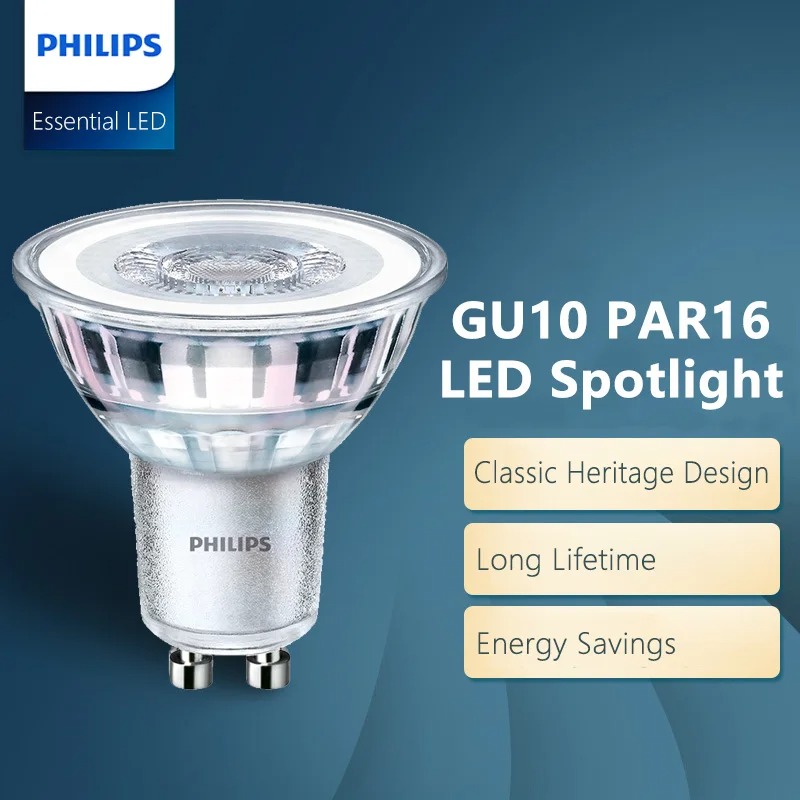 Philips LED GU10 PAR16 Essenti - Philips Bulb Led Classic review and price
