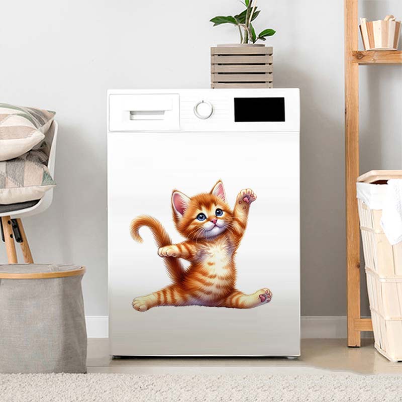 Yoga Cat  Wall Sticker Removab - Lighting Mcqueen Bedroom Decor review and price
