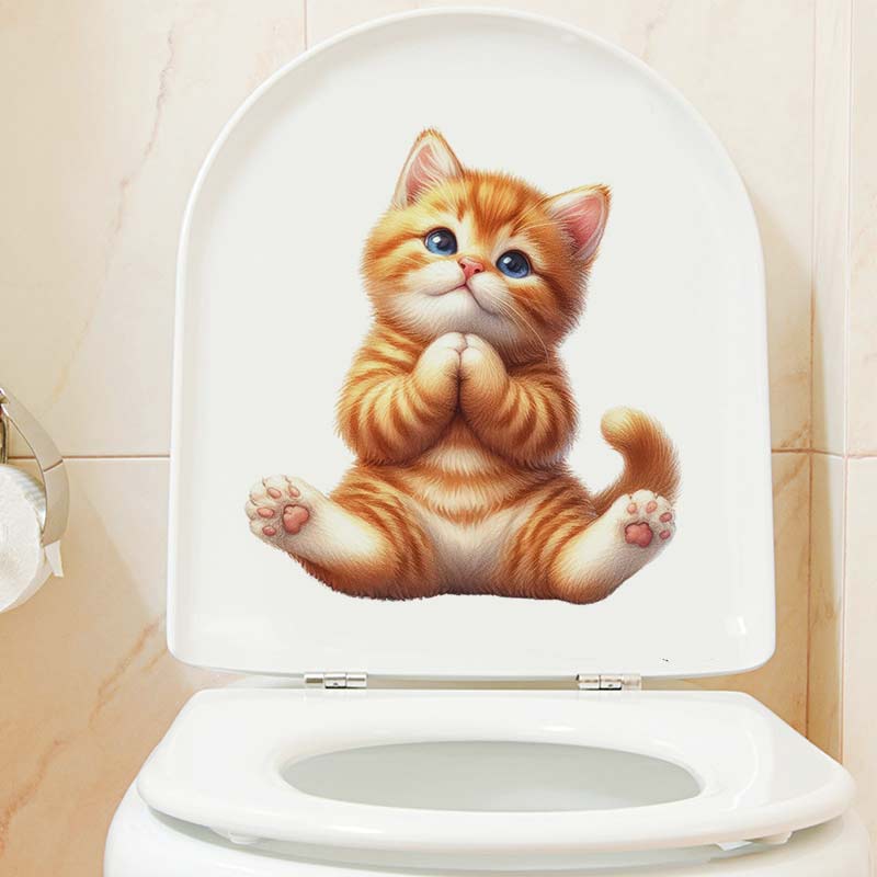 Yoga Cat  Wall Sticker Removab - Lighting Mcqueen Bedroom Decor review and price