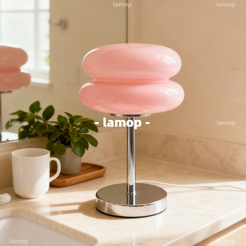 Cream Retro Bedside Table Lamp - Lighting Decor Bedroom review and price