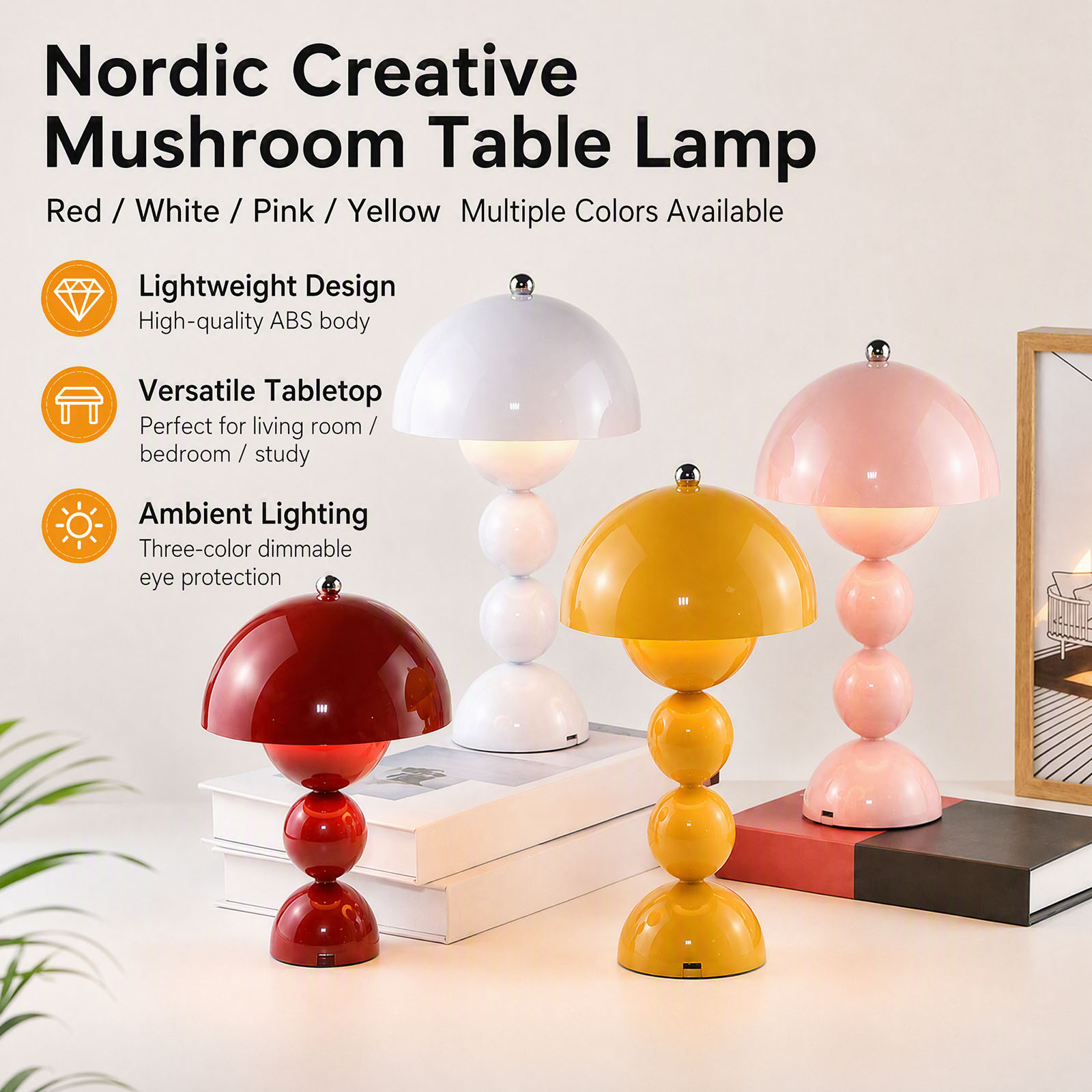 Mushroom Flower Bud Table Lamp - Decor Lighting Lamps review and price