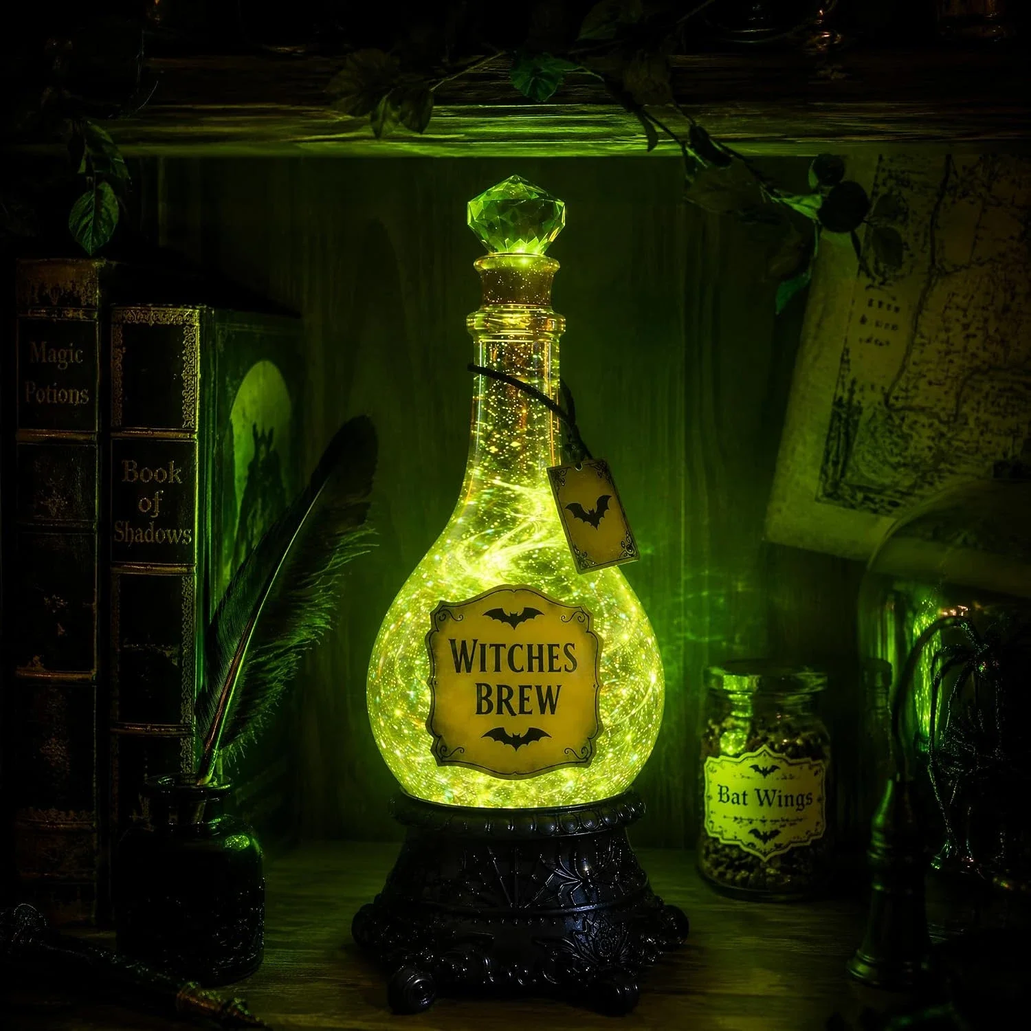 Lighted Witches’ Brew Bottle G - Up Lighting Decor review and price