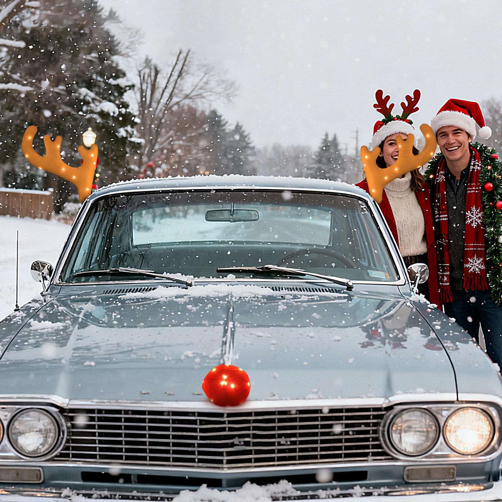 Reindeer Car Decor Cute Christ - Up Lighting Decor review and price