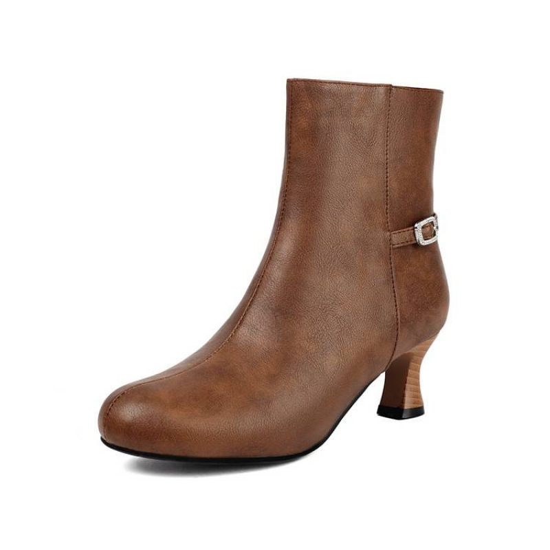 Thick Heel  Zipper-up  Big siz - Up Lighting Decor review and price
