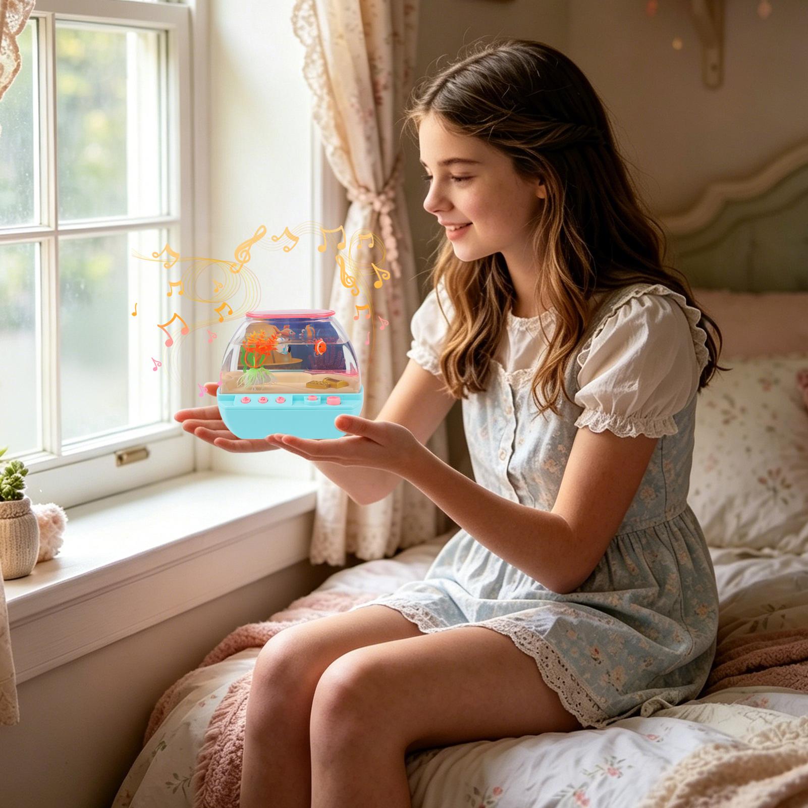 Toy Fish Tank Home Decoration  - Lighting Decor Bedroom review and price