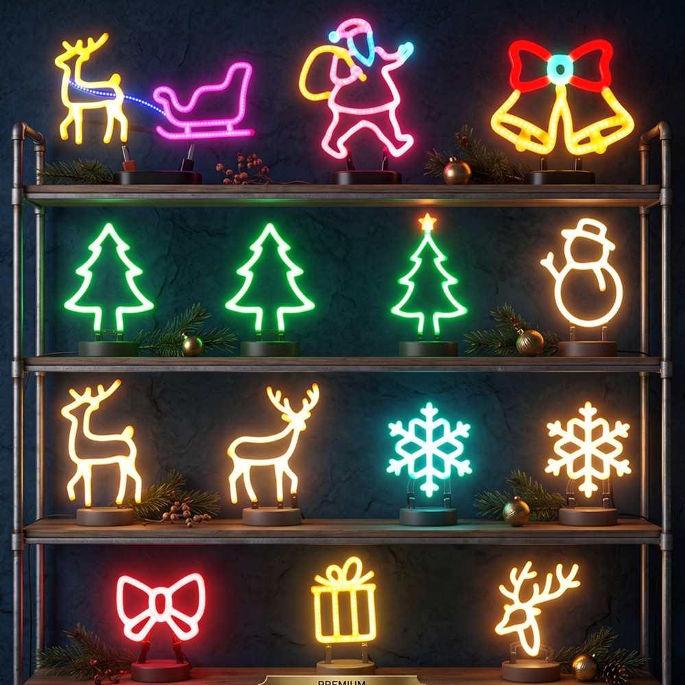 Christmas Decoration LED Neon  - Lighting Christmas Decor review and price
