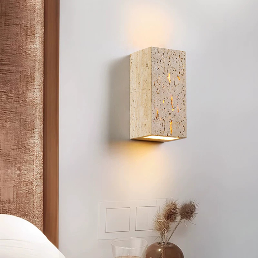 Yellow Cave Stone Wall Lamp Ou - Decor Lighting Cy review and price