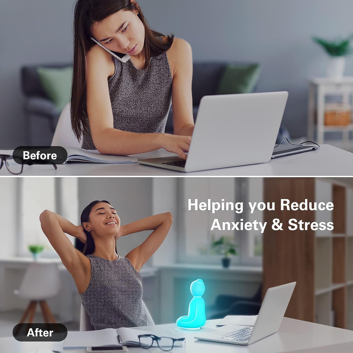 Mindful Breathing Yoga | 4-7-8 - Lighting Visual review and price