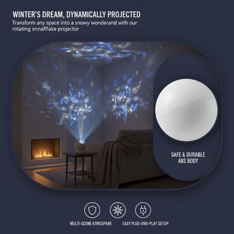 Christmas LED Snowflake Projec - Lighting Christmas Decor review and price