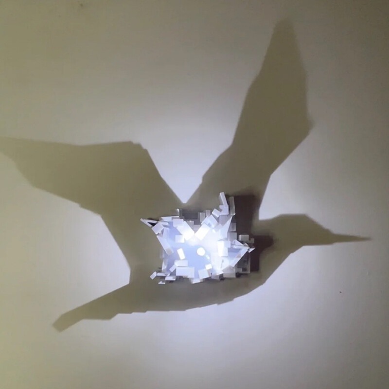 Dropshipping 3D Light Shadow N - Up Lighting Decor review and price
