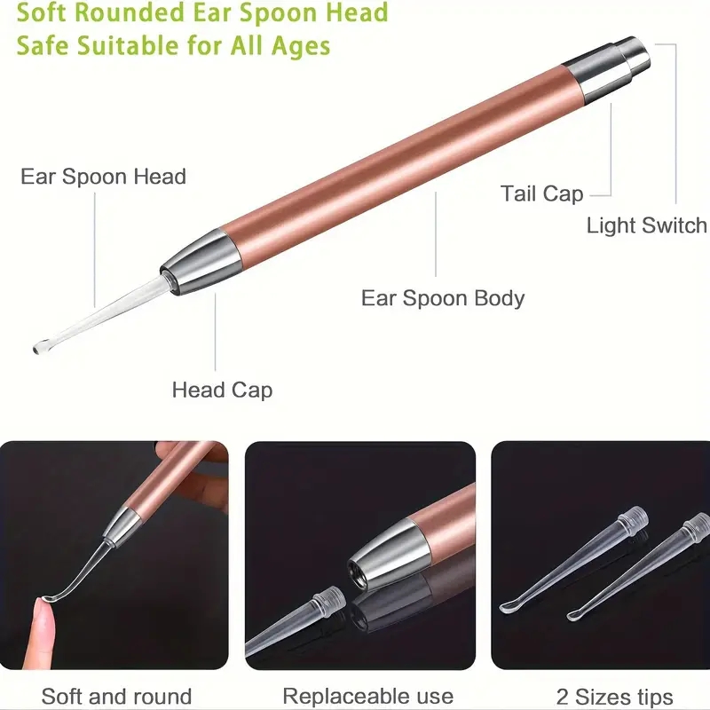 Stainless Steel Luminous Ear S - Lighting Visual review and price