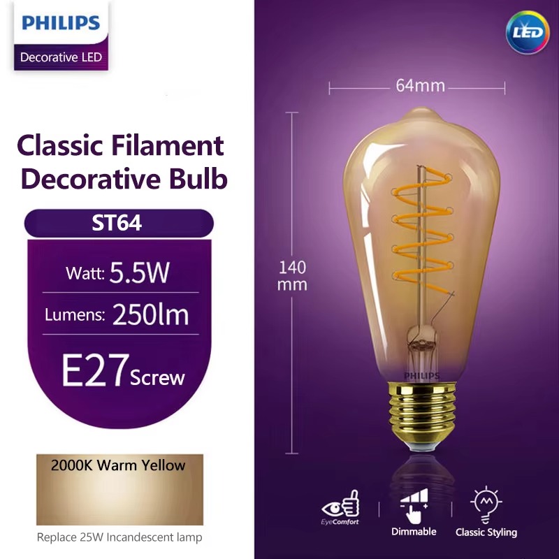 Philips Soft Amber 2000K LED D - Philips Bulb Led Classic review and price