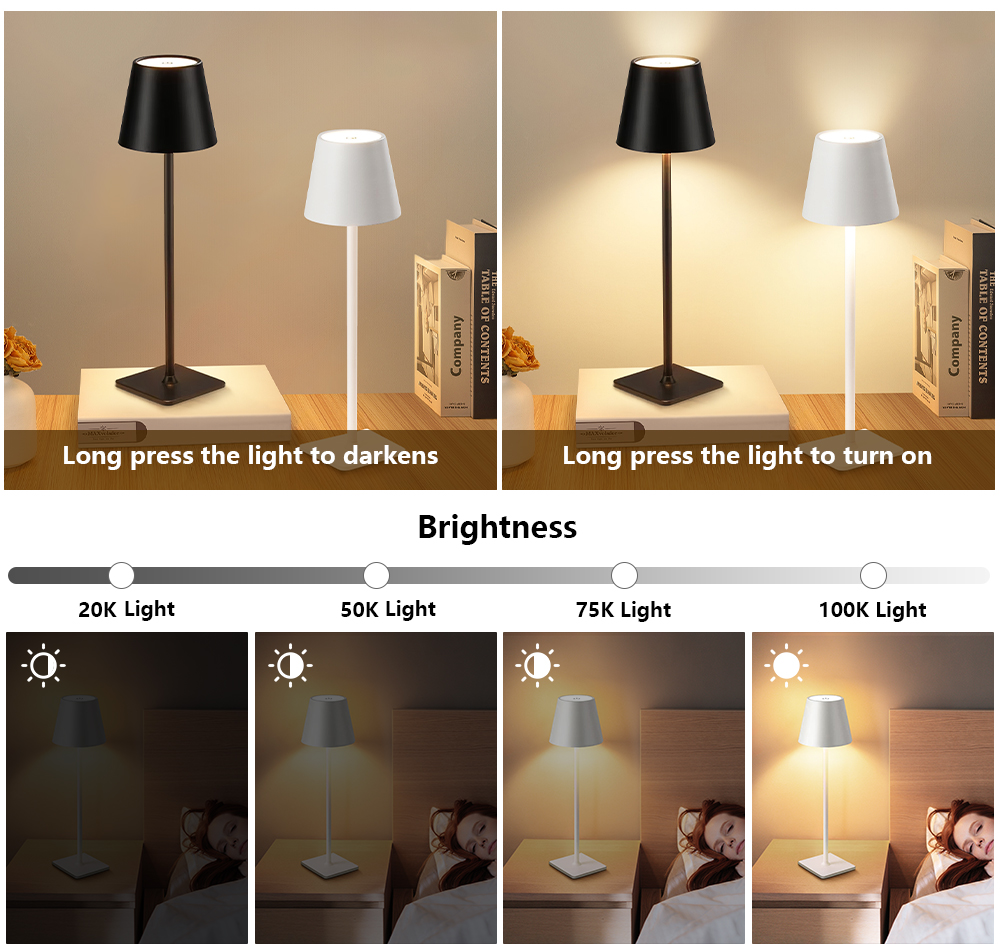 LED Rechargeable Desk Light Wi - Up Lighting Decor review and price