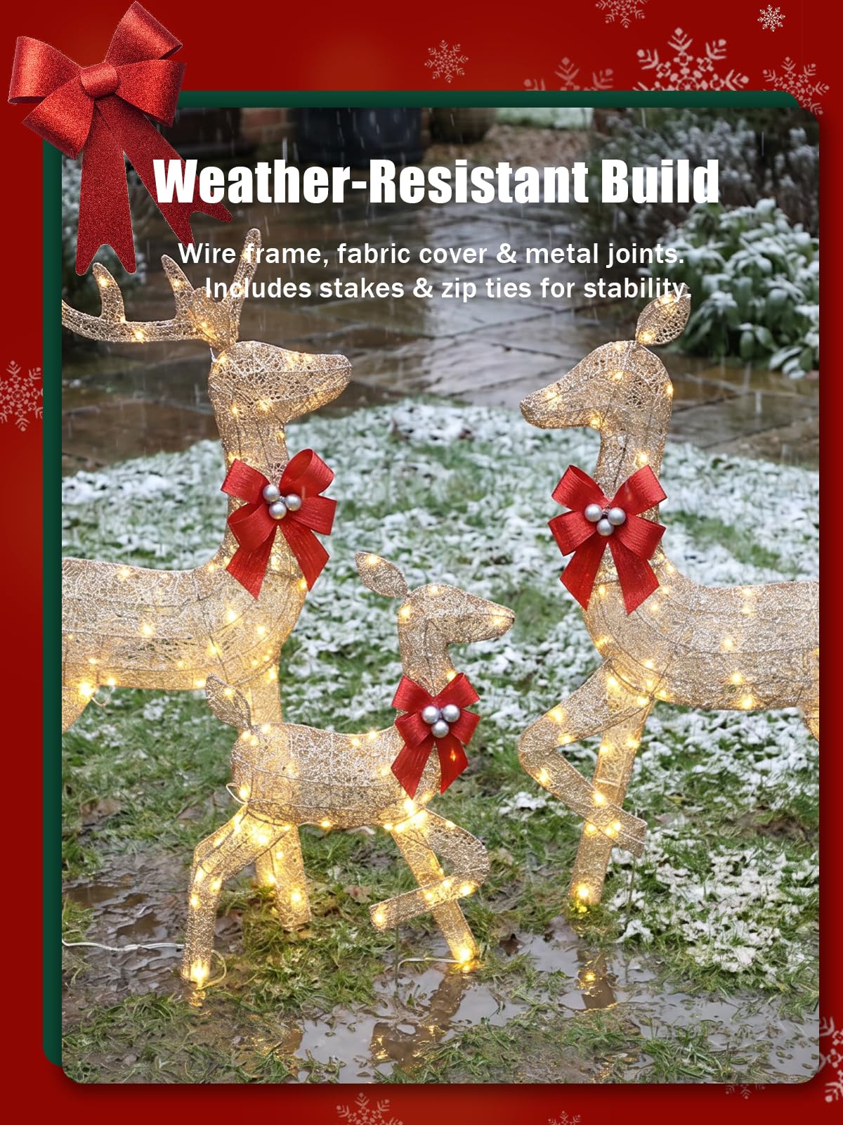 3 Pieces Lighted Christmas Dee - Up Lighting Decor review and price